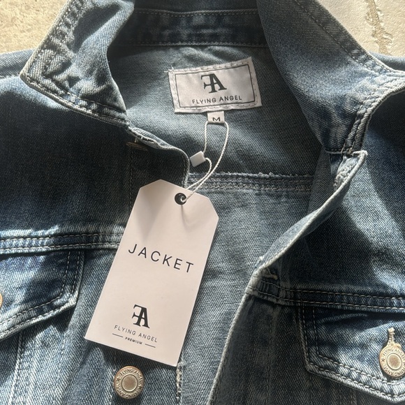 Flying Angel denim jacket - size medium - Picture 2 of 4